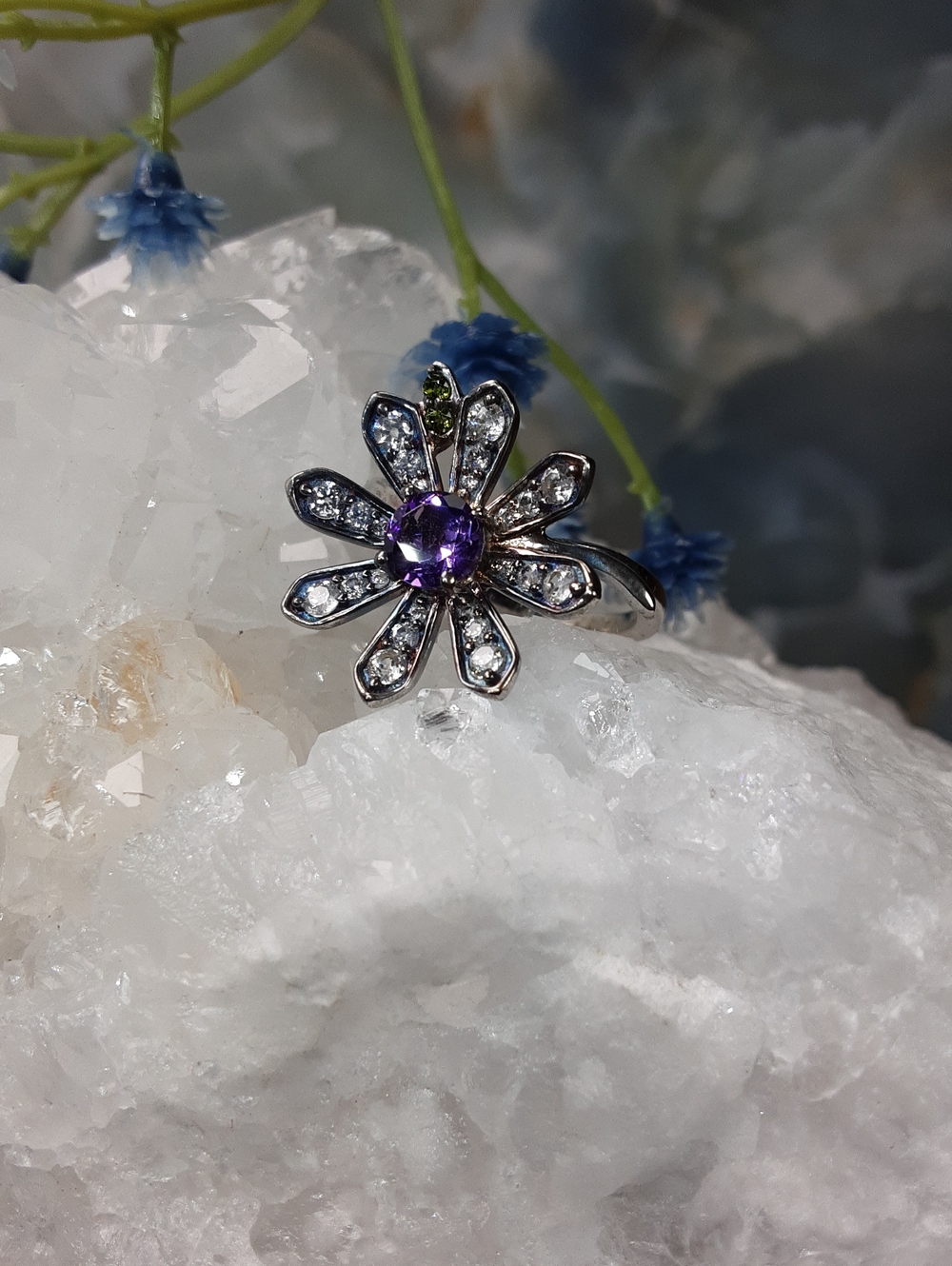 925 Amethyst, Gemstone Ring. PRICE IS FIRM.